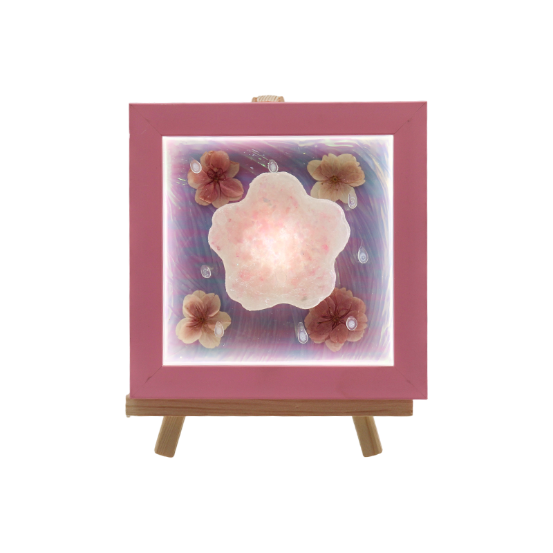 Pembe Kiraz Çiçeği Sanat Işığı - Kiraz Çiçeği Jeli
