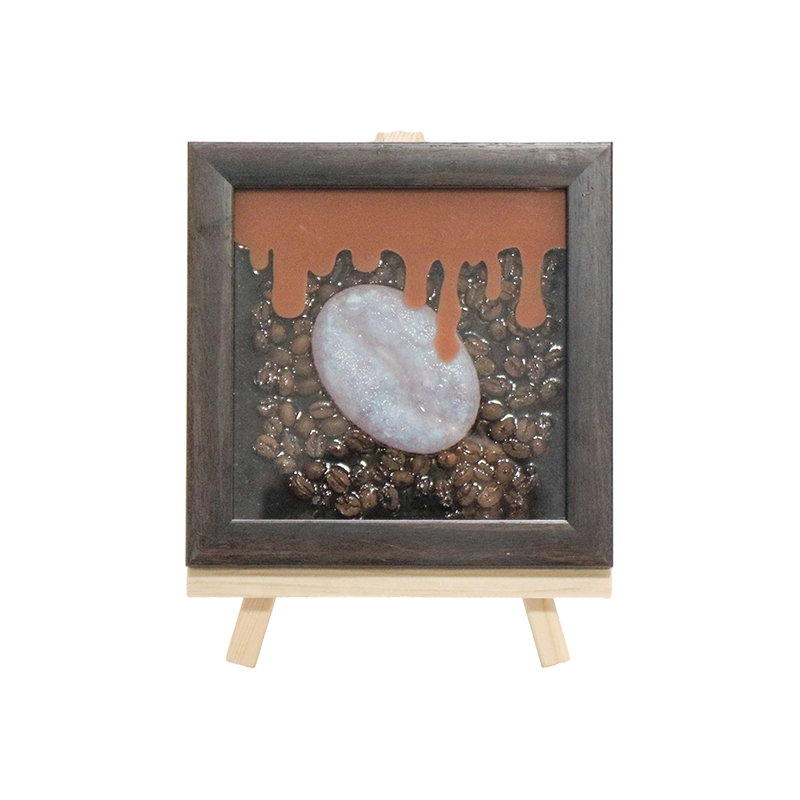 Amber kahve simülasyon sanat lambası - lamba öpücük kahve kokusu